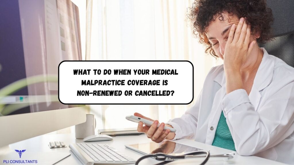What to Do When Your Medical Malpractice Coverage Is Non-Renewed or Cancelled?