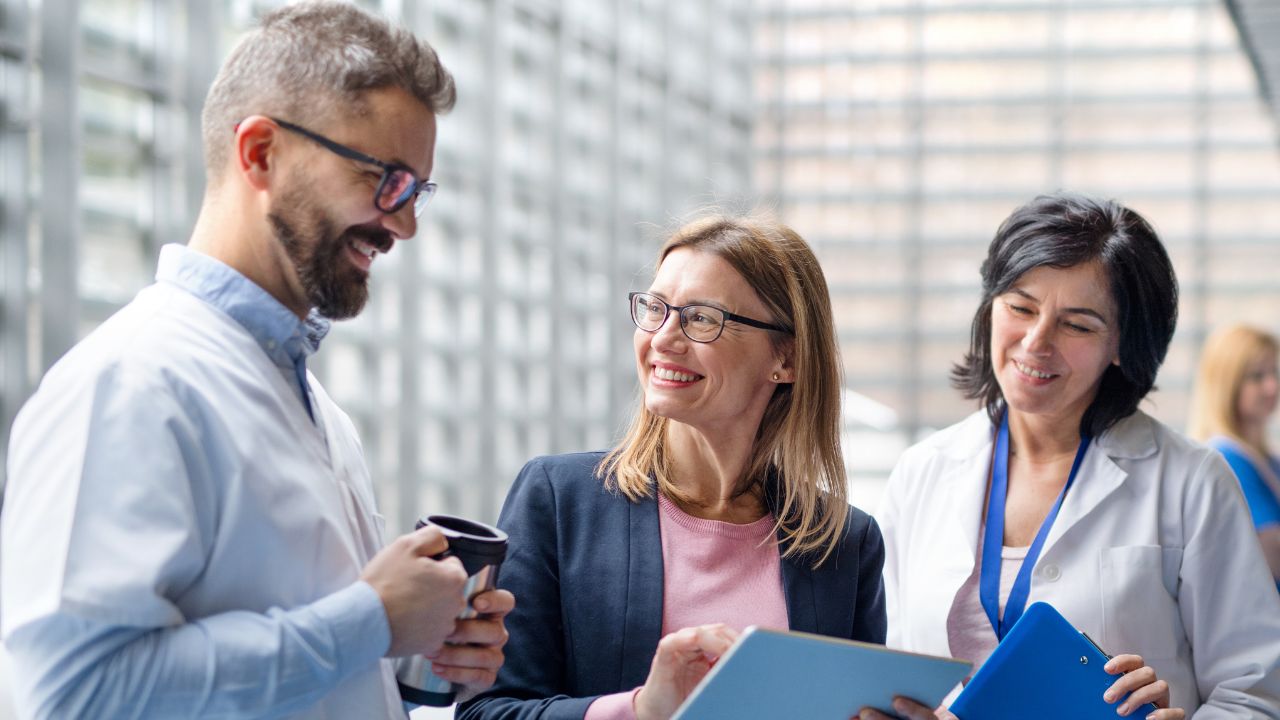 Doctors reviewing tail coverage with insurer to safeguard professional legacy 