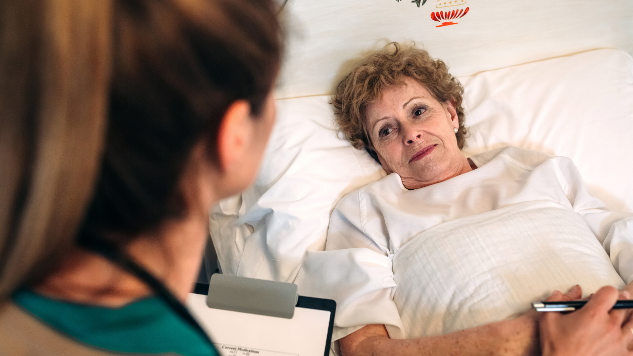Doctor taking follow-up with patient