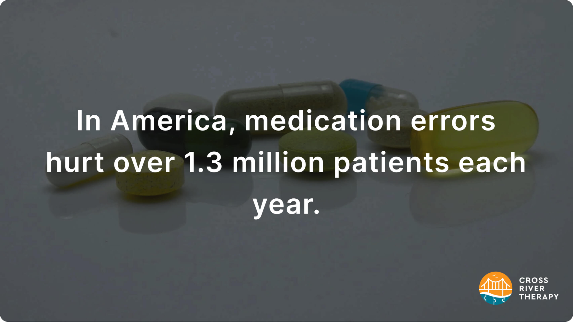 Infographic of medication errors affecting 1.3 million patients yearly