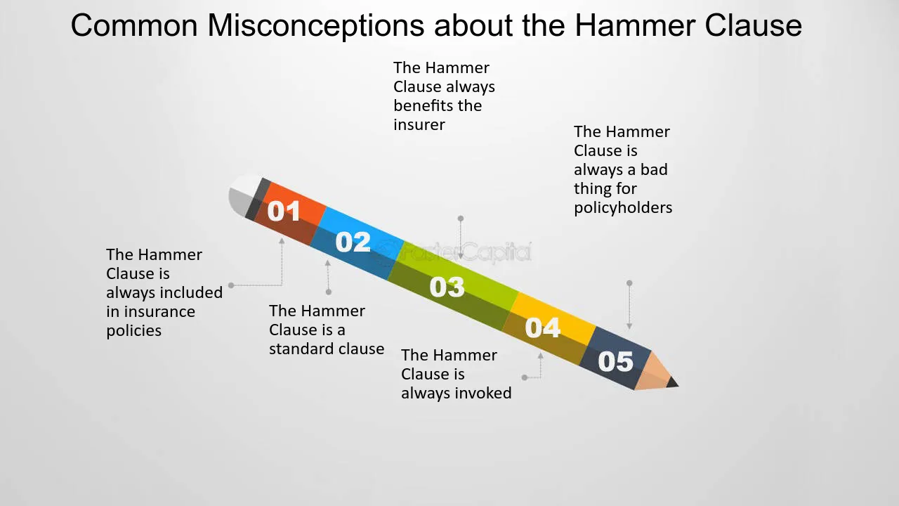 Common misconceptions about the Hammer Clause infographic