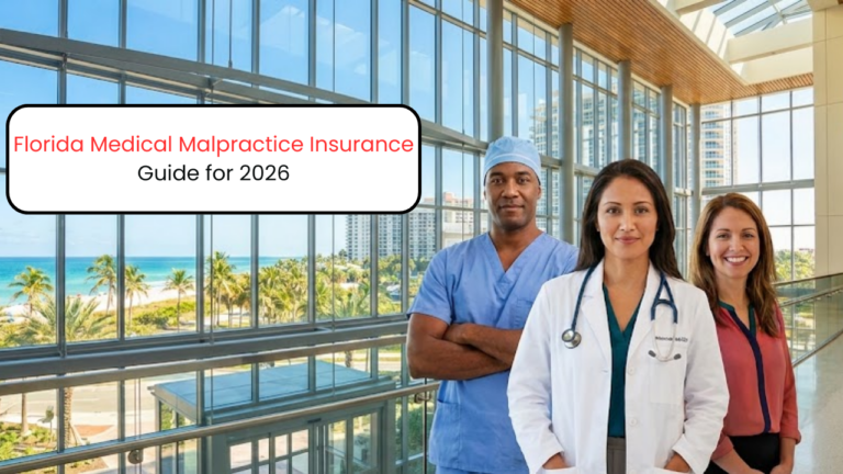 Three doctors in a Florida hospital atrium