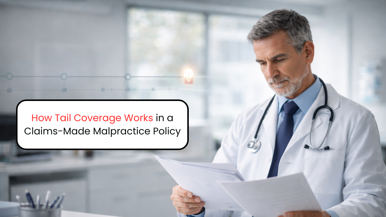 How Tail Coverage Works in a Claims-Made Malpractice Policy