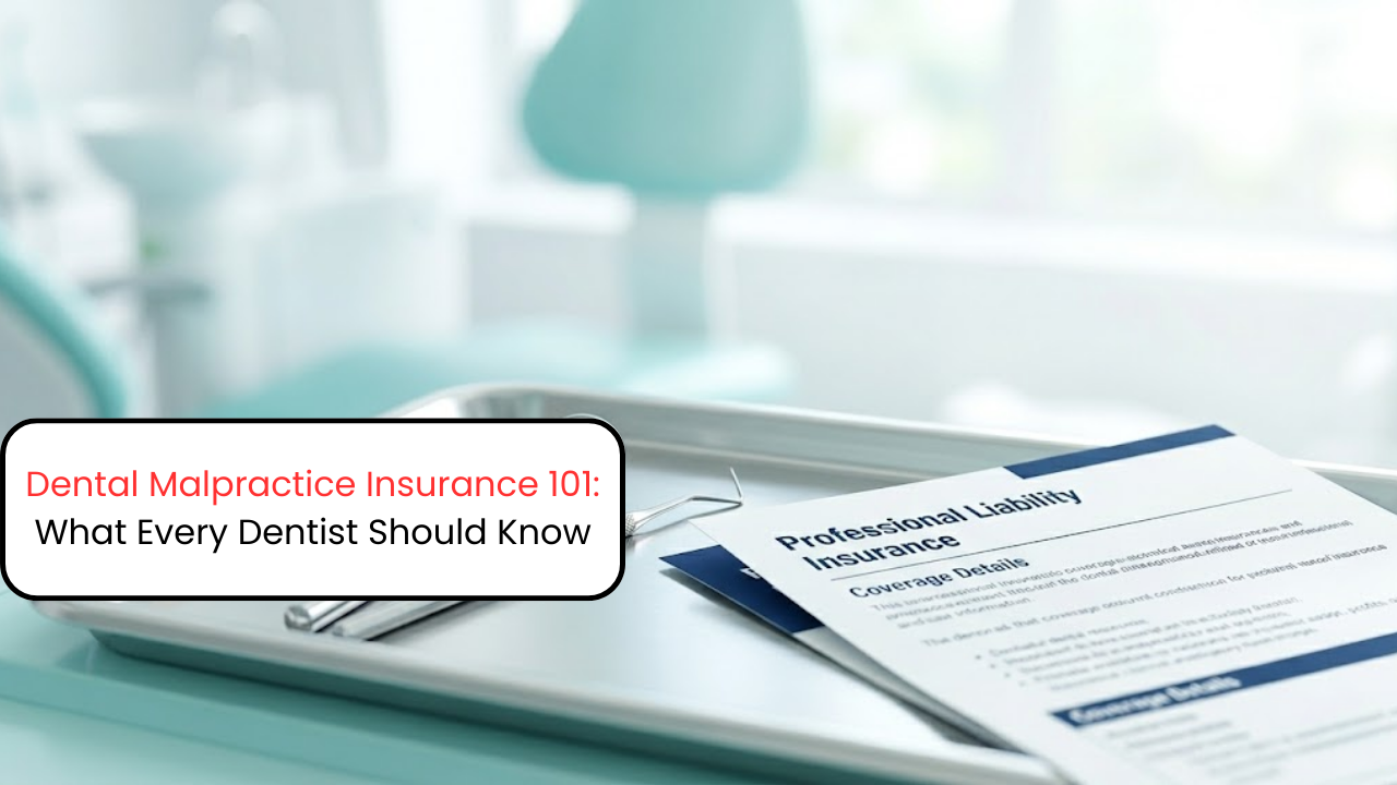 Dental Malpractice Insurance 101: What Every Dentist Should Know