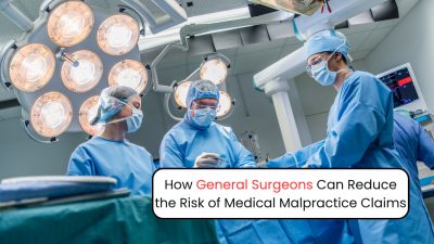 General surgeons performing a surgical procedure in the operating room